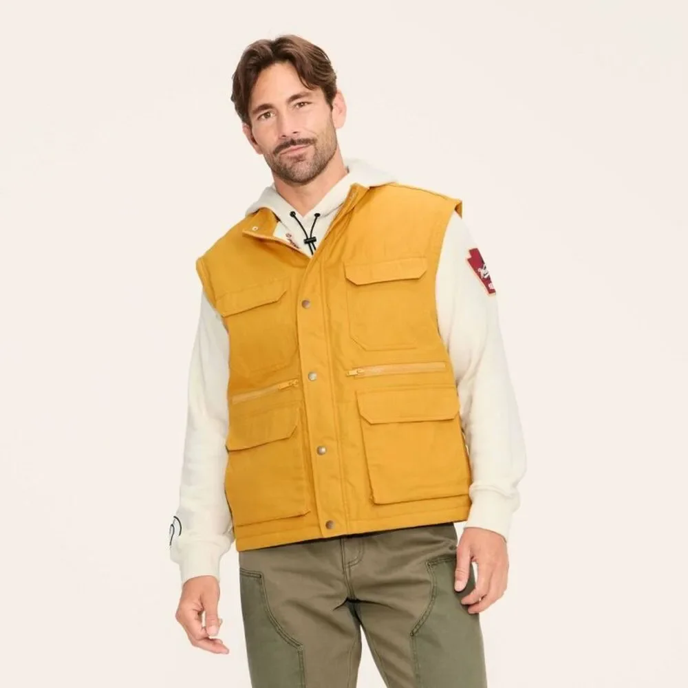 Men's Fisherman Vest - Woolrich Gold S